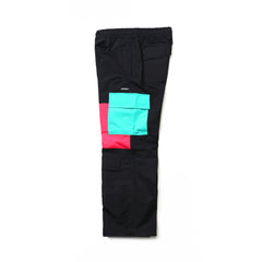Cargo Pocket Box Track Pants Black