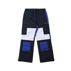 Cargo Pocket Box Track Pants Navy