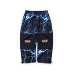 Patched Utility Super Wide Ventilation Pants Dark Navy / Thunder Blue