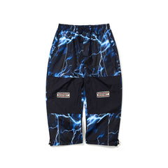 Patched Utility Super Wide Ventilation Pants Dark Navy / Thunder Blue