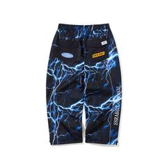 Patched Utility Super Wide Ventilation Pants Dark Navy / Thunder Blue