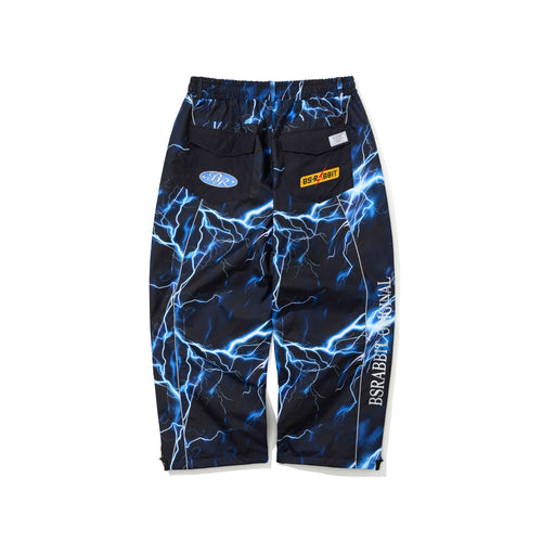 Patched Utility Super Wide Ventilation Pants Dark Navy / Thunder Blue