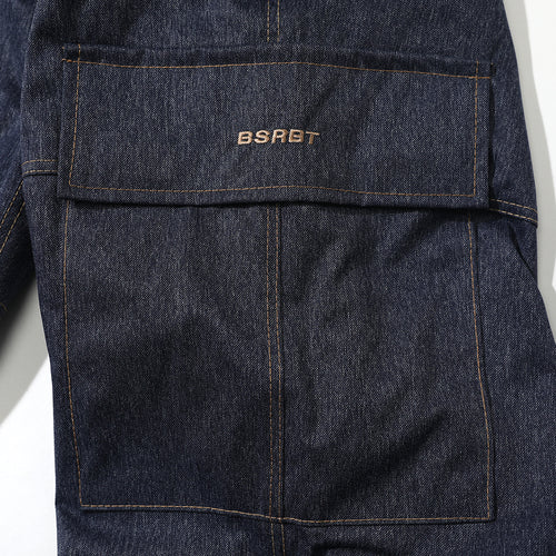 Stitch One Pocket Track Pants Denim Blue