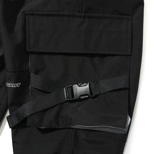 3L Cargo Jogger Pants Black