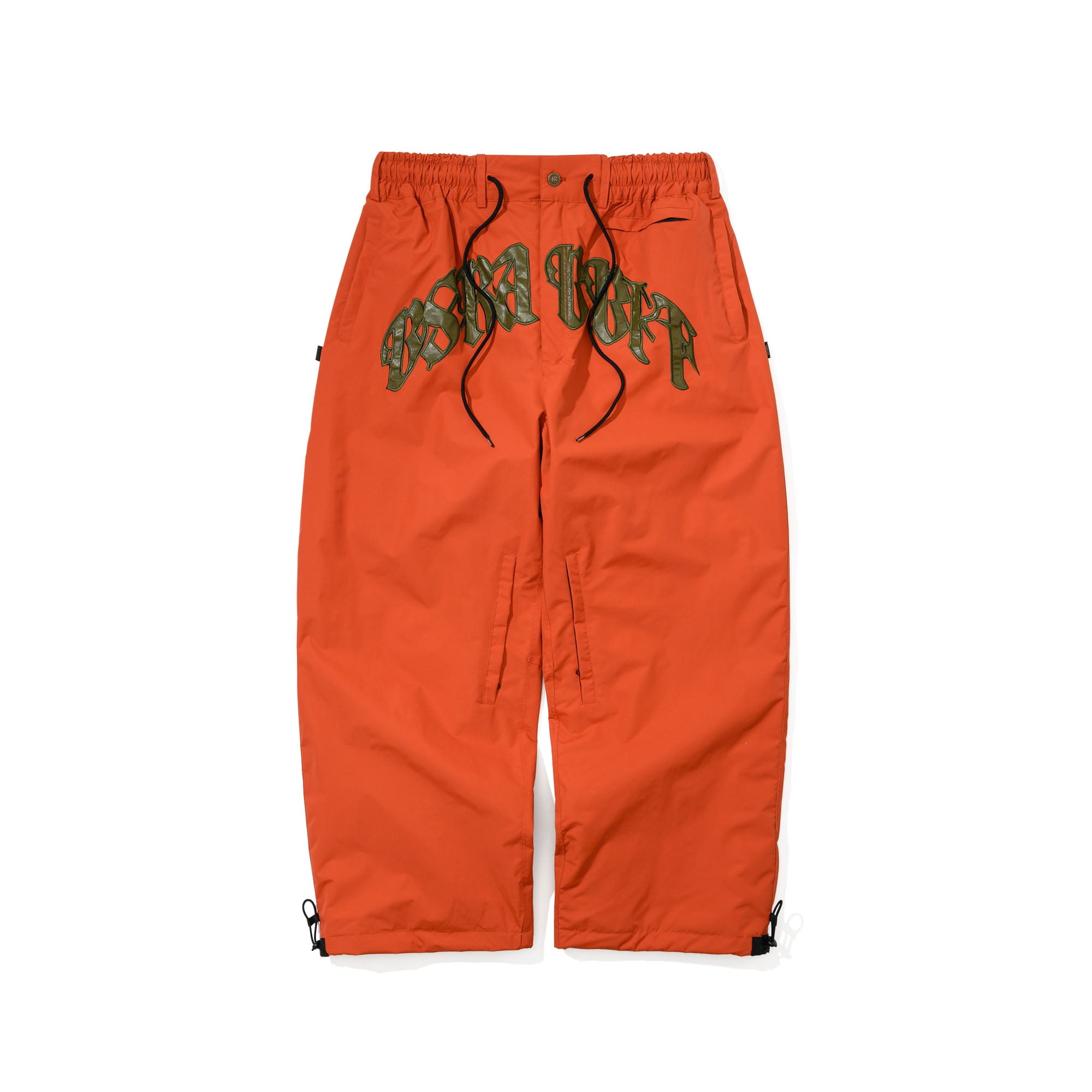 B Wind Core 冷暖房服　PRO model 2526FW BSRABBIT Arc Logo Super Wide Ventilation Pants Brick Red