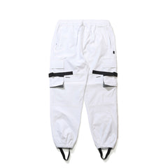 3L Cargo Jogger Pants White