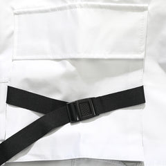 3L Cargo Jogger Pants White