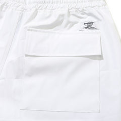 3L Cargo Jogger Pants White