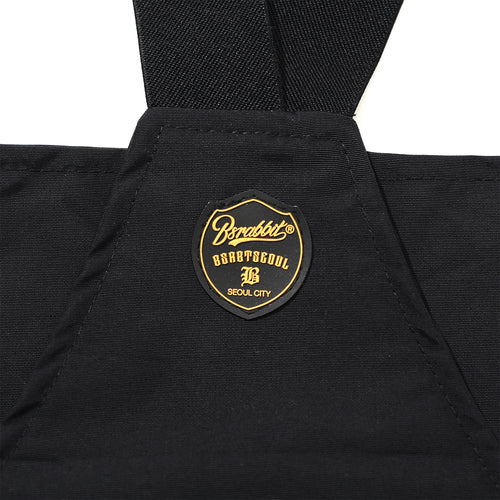 Bsrbt Cargo Bib Pants Black Denim