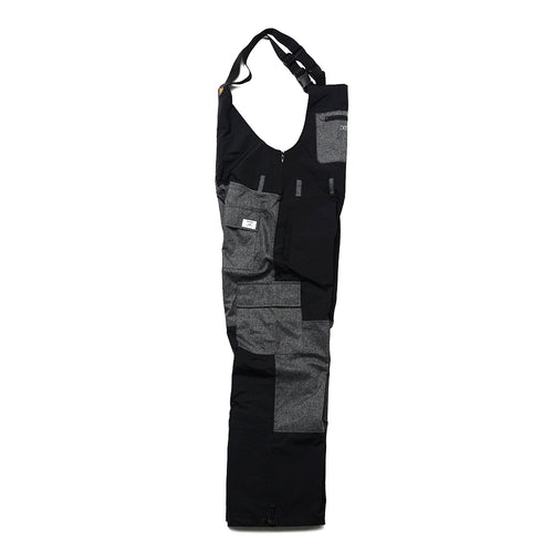 Bsrbt Cargo Bib Pants Black Denim