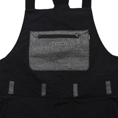 Bsrbt Cargo Bib Pants Black Denim