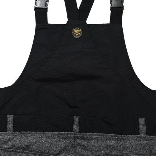 Bsrbt Cargo Bib Pants Black Denim