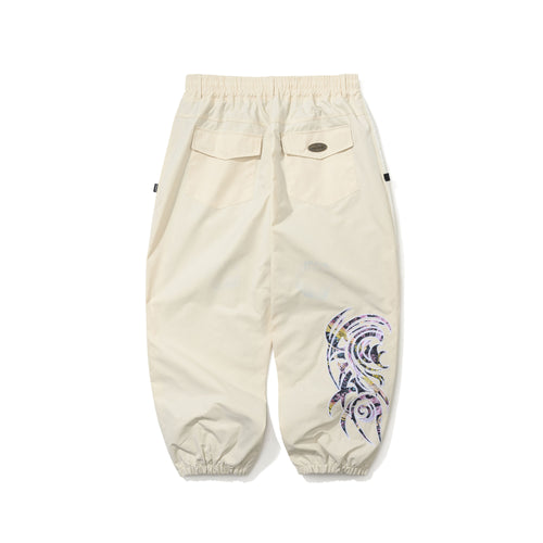 Bsrb Kr Jagae Art Super Wide Ventilation Jogger Pants Cream
