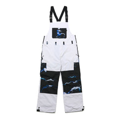 Bsrbt Cargo Bib Pants White