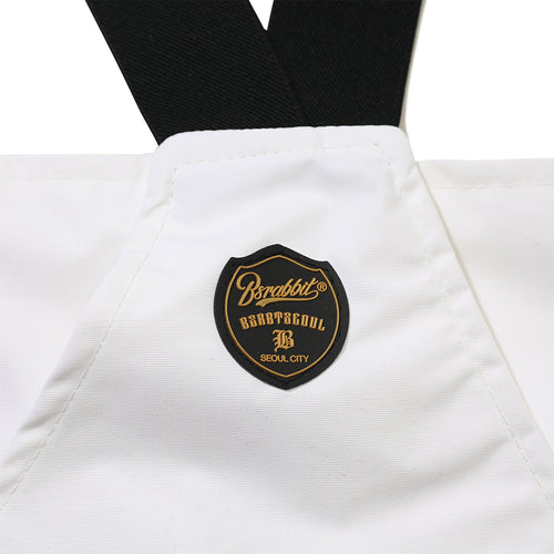 Bsrbt Cargo Bib Pants White