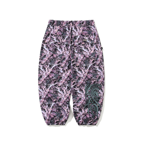 Bsrb Kr Jagae Art Super Wide Ventilation Jogger Pants Purple