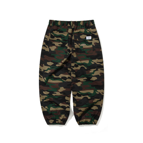 Always On Super Wide Jogger Pants Woodland Camo