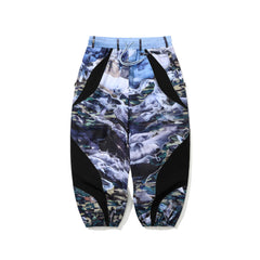Bsrbt Sporty Super Wide Jogger Pants Snow Mountain