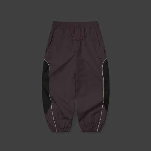Light Weight Reflective Line Super Wide Jogger Pants Baby Pink