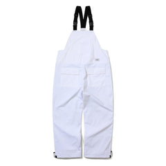 Variety Patchwork Wide Bib Pants White