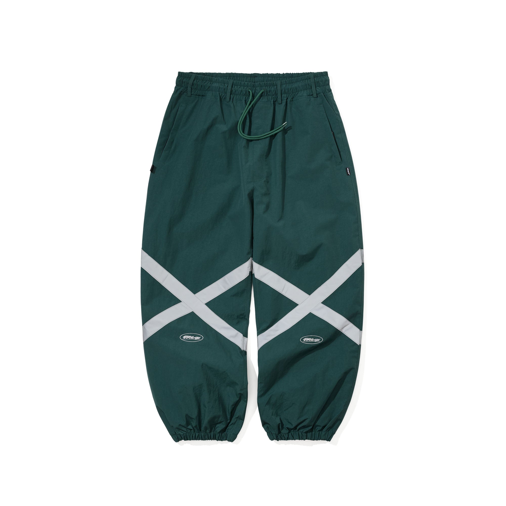 2526FW BSRABBIT Original Pot-X Reflective Wide Jogger Pants Green