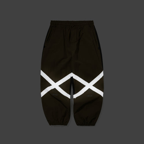 Original Pot-X Reflective Wide Jogger Pants Khaki