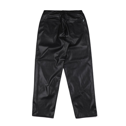 Mid90 Baggy Vegan Leather Pants Black