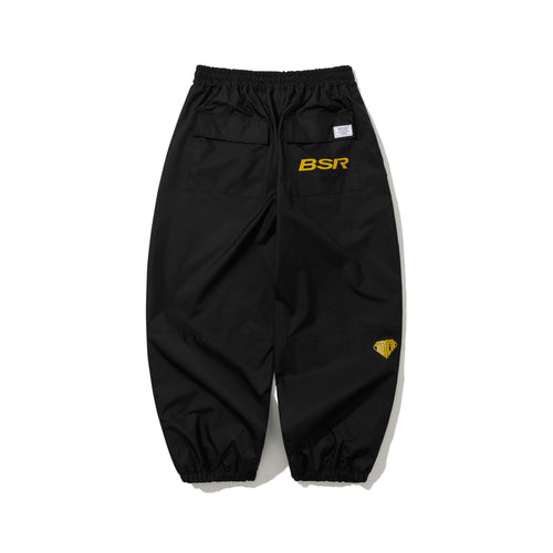 Bsrxiuter Dual City Super Wide Jogger Pants Black