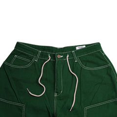 Work Widefit Oxford Pants Green