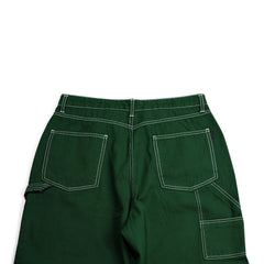 Work Widefit Oxford Pants Green