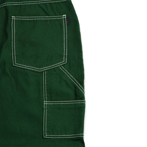 Work Widefit Oxford Pants Green