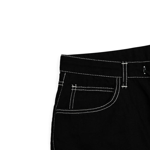 Work Widefit Oxford Pants Black