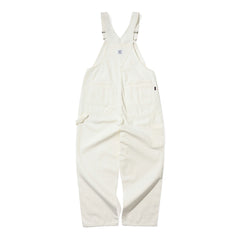 Carpenter Loosefit Denim Overall White