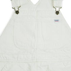 Carpenter Loosefit Denim Overall White