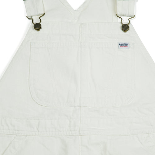Carpenter Loosefit Denim Overall White