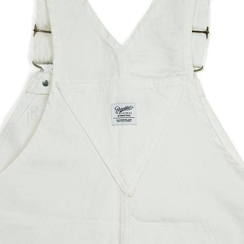 Carpenter Loosefit Denim Overall White