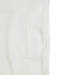 Carpenter Loosefit Denim Overall White