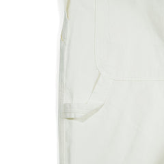 Carpenter Loosefit Denim Overall White