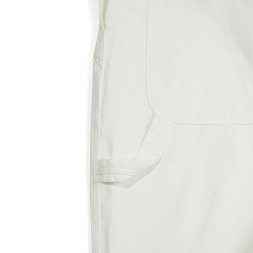 Carpenter Loosefit Denim Overall White