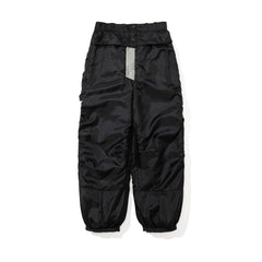 Special Seam Sealing Wide Ventilation Pants Ink Splatter Black