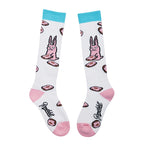 Gr Donut Snowboard Socks White