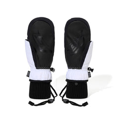Smoking Rabbit Zip Pocket Mittens Black