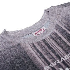 Color-Block Mesh Long Sleeve Black