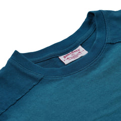 Laser Logo Washed Long Sleeve Cobalt Blue