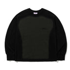 Laser Logo Washed Long Sleeve Charcoal