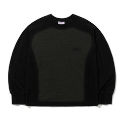 Laser Logo Washed Long Sleeve Charcoal