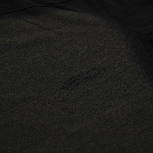 Laser Logo Washed Long Sleeve Charcoal