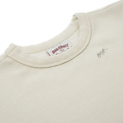 Logo Patch Washed Long Sleeve Soft Ivory