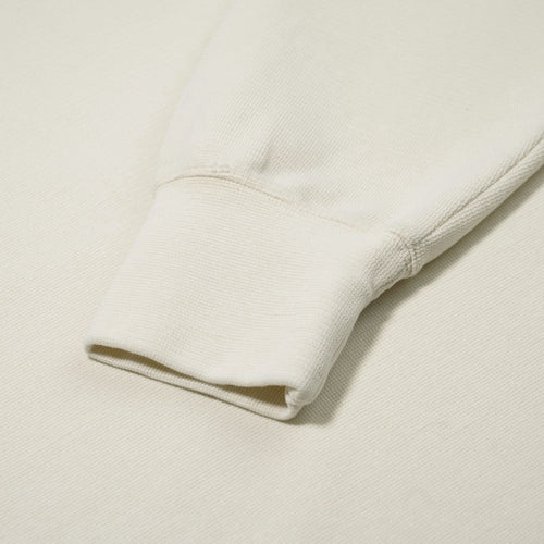 Logo Patch Washed Long Sleeve Soft Ivory