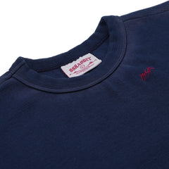 Logo Patch Washed Long Sleeve Navy
